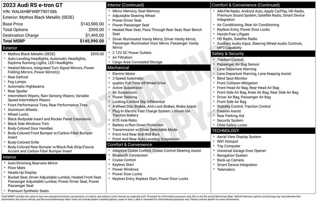2023 Audi RS e-tron GT Project 513 2 Lakeland FL