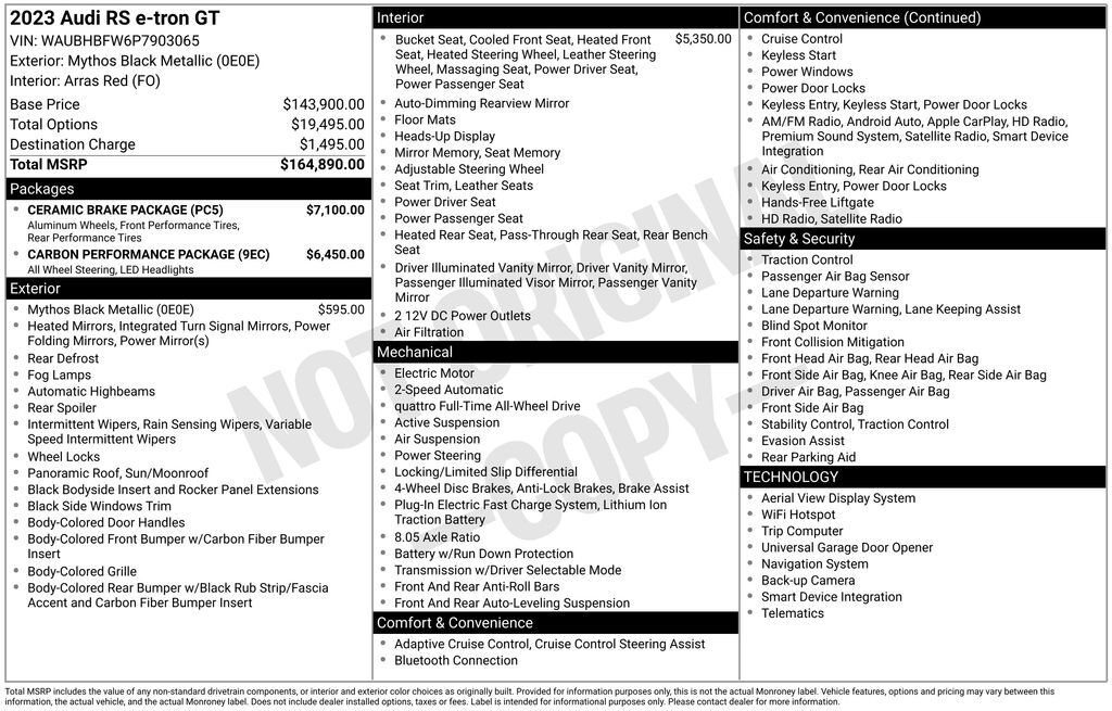 2023 Audi RS e-tron GT Lakeland FL