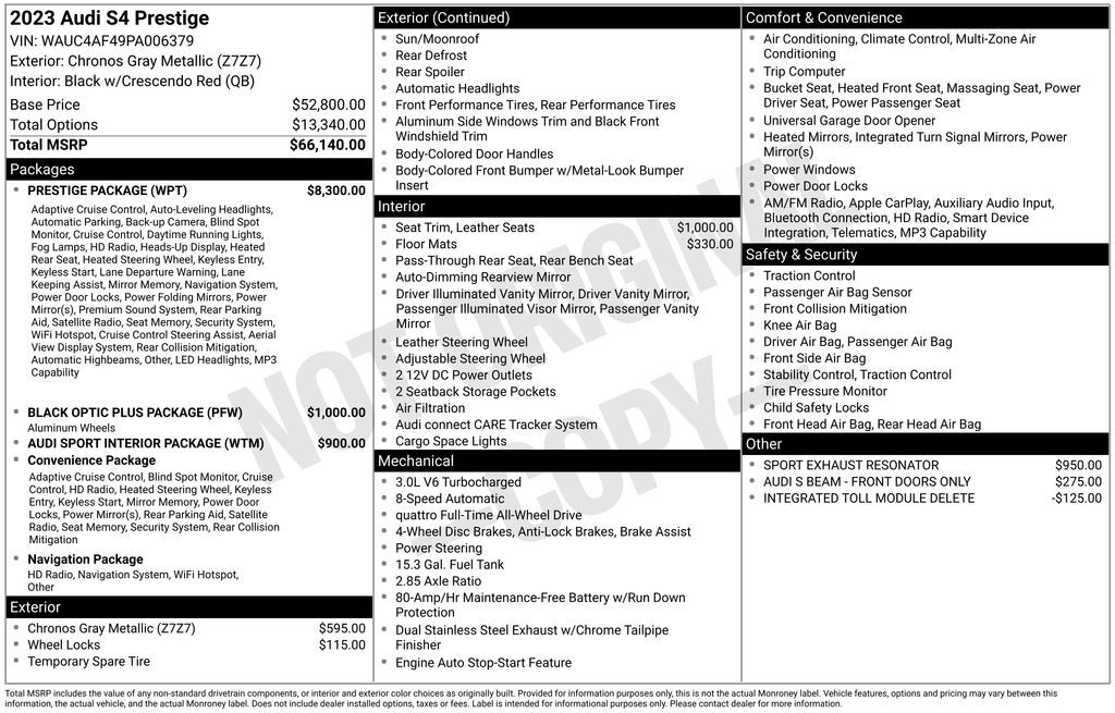 2023 Audi S4 3.0T Prestige Lakeland FL