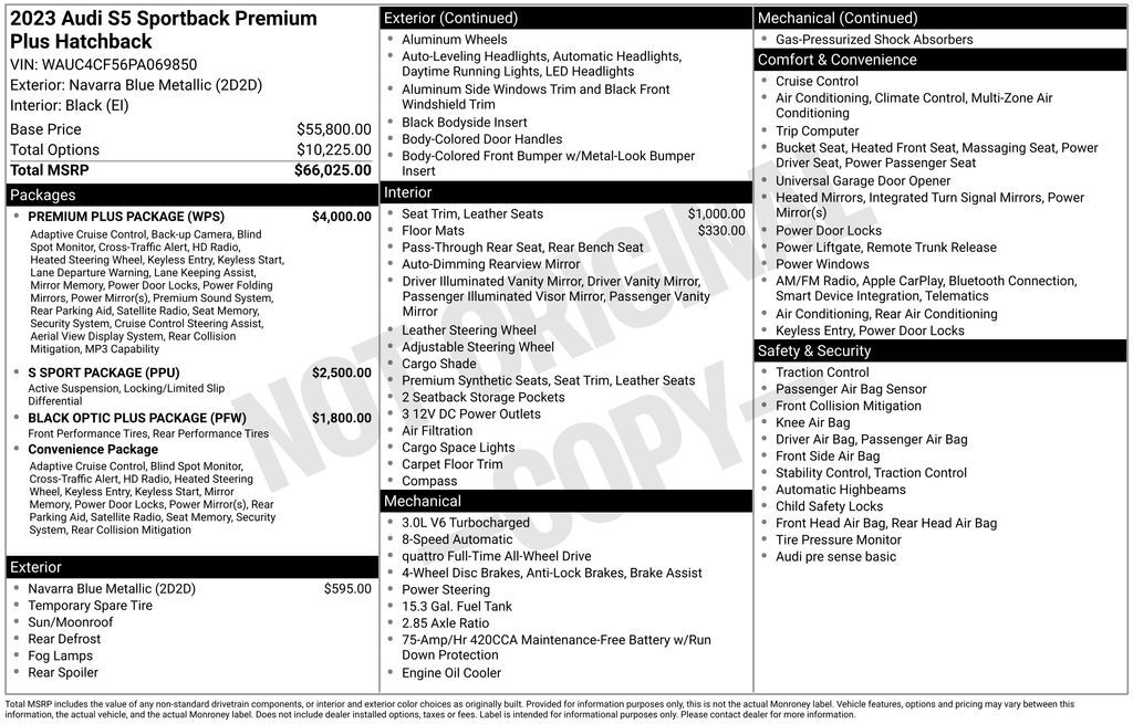 2023 Audi S5 Sportback Premium Plus Lakeland FL
