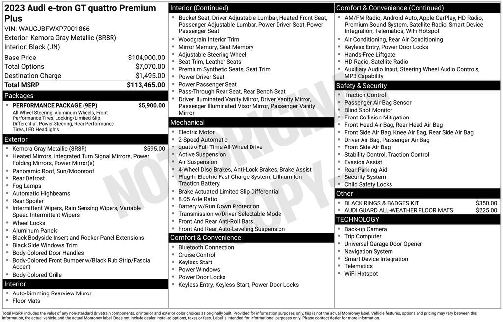 2023 Audi e-tron GT Premium Plus Lakeland FL