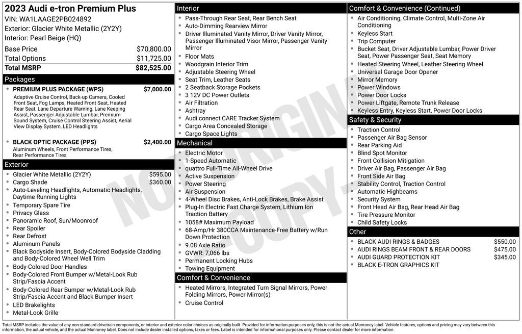 2023 Audi e-tron Premium Plus Lakeland FL