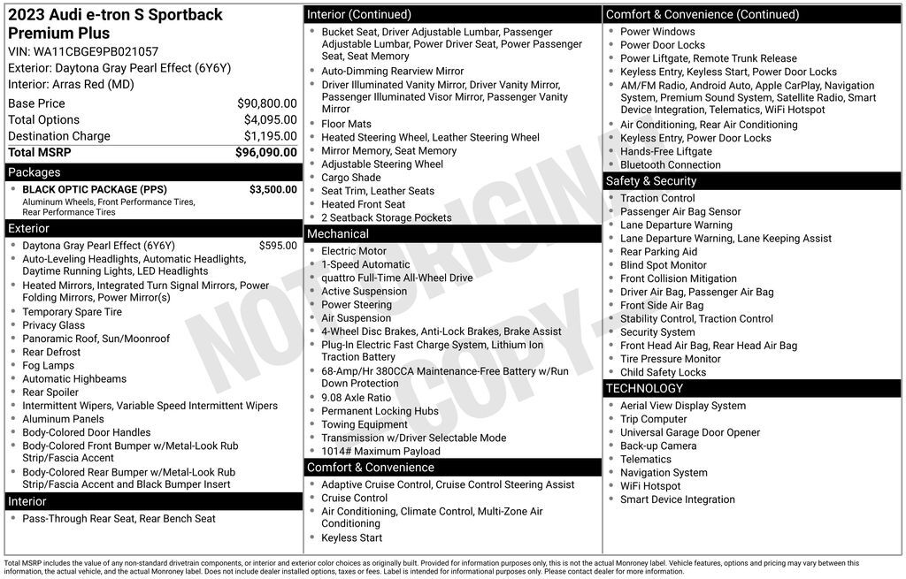 2023 Audi e-tron S Sportback Premium Plus Lakeland FL