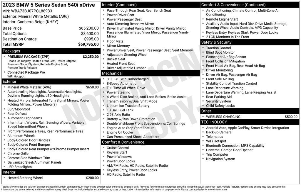 2023 BMW 5 Series 540i xDrive San Clemente CA
