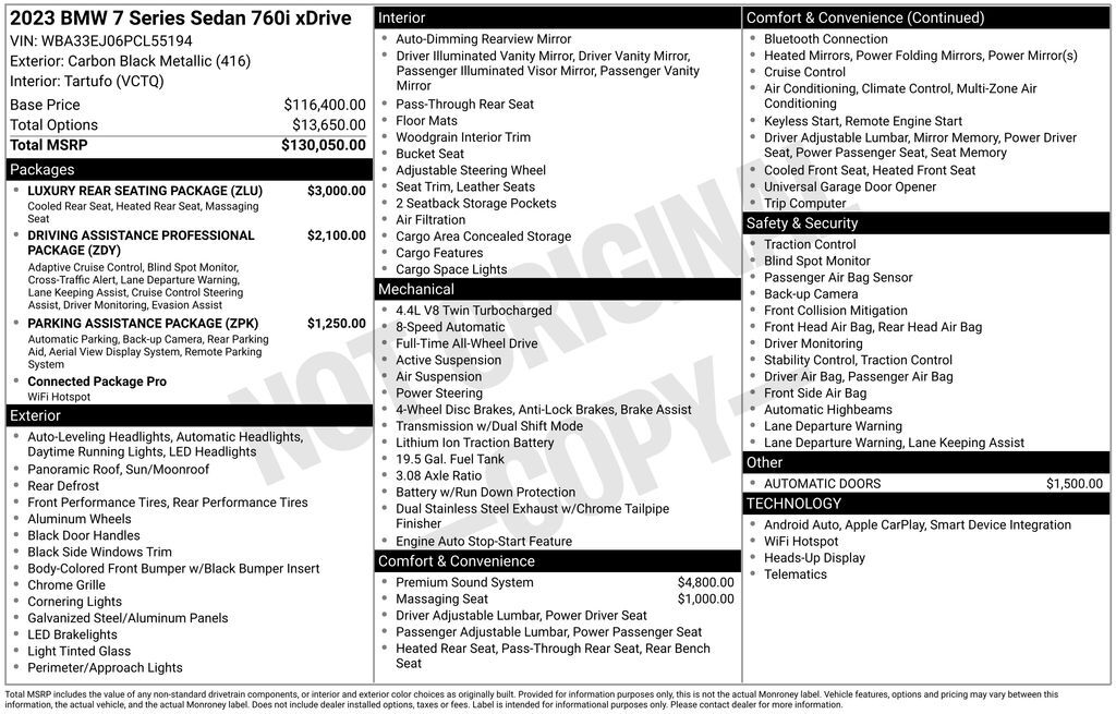 2023 BMW 7 Series 760i xDrive San Clemente CA