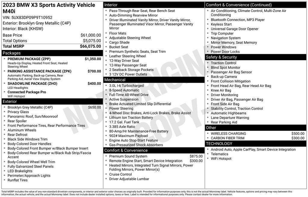 2023 BMW X3 M40i San Clemente CA