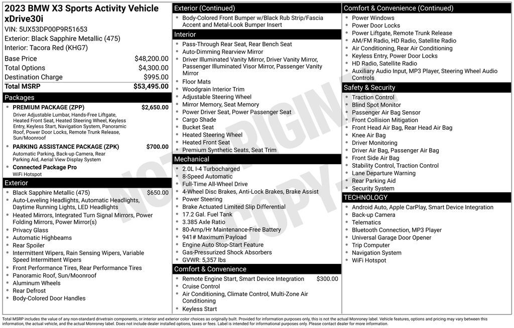 2023 BMW X3 xDrive30i San Clemente CA