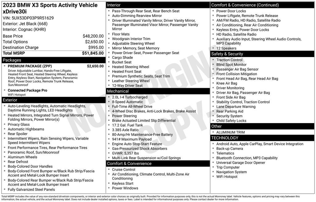 2023 BMW X3 xDrive30i San Clemente CA