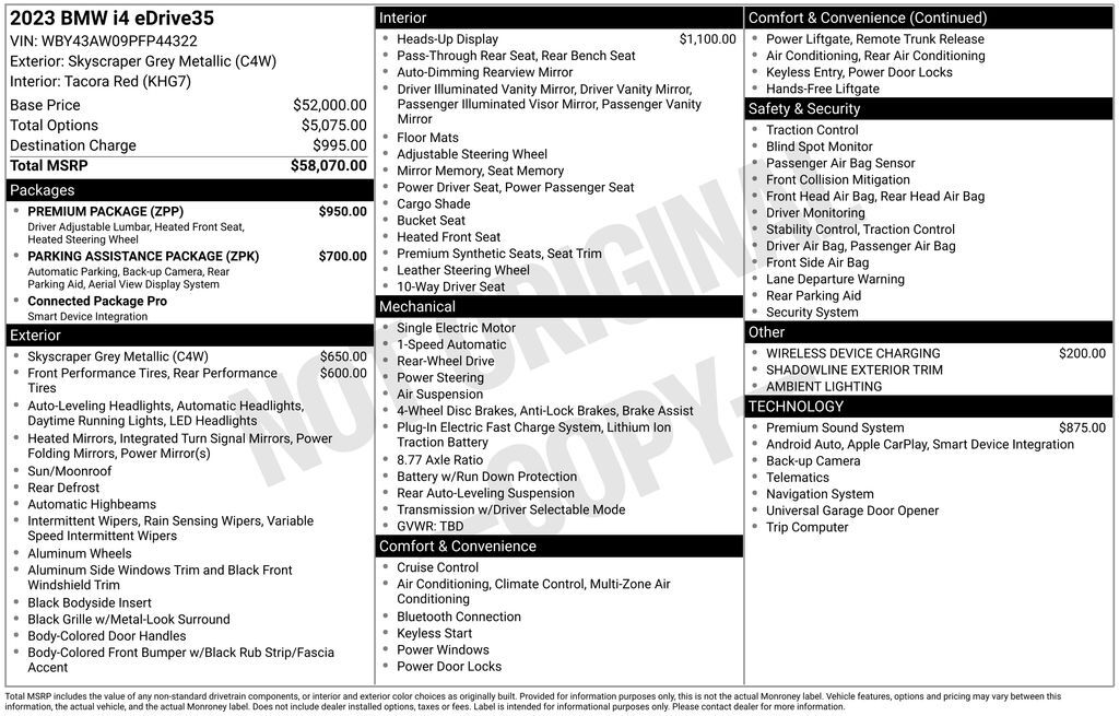 2023 BMW i4 eDrive35