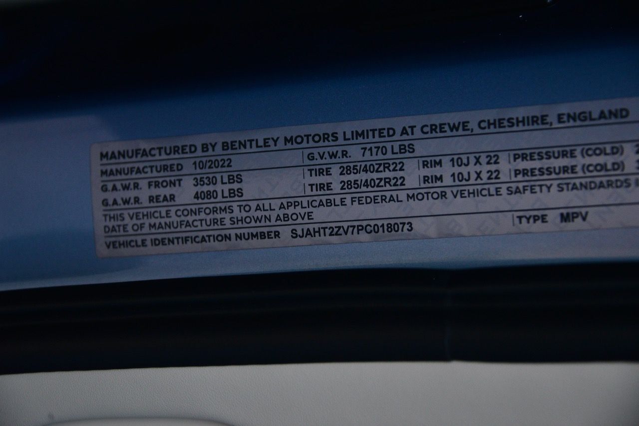 2023 Bentley Bentayga EWB Azure First Edition Azure First Edition Lawrence KS