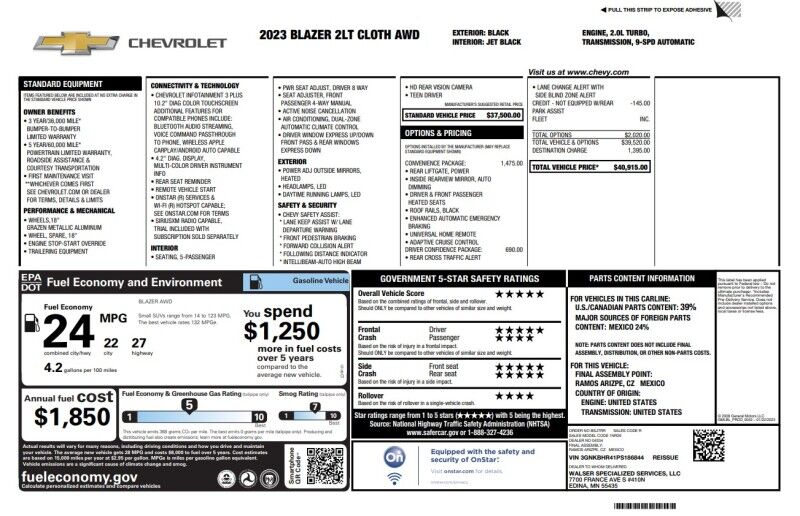 2023 Chevrolet Blazer LT Webster MA 2023 Chevrolet Blazer LT Webster MA