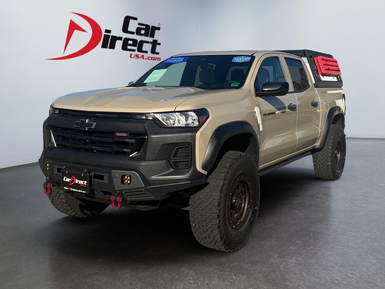 2023 Chevrolet Colorado 4WD Trail Boss, LANE KEEP ASSIST, FORWARD COLLISION ALERT, 360 BACKUP CAMERA, AUTO START/STOP, APPLE CARPLAY/ANDROID AUTO, EZ-LIFT TAILGATE, REAR CORNERSTEP, LOW MILES, ONLY 1 OWNER, ADVENTURE IN THIS COLORADO! Virginia Beach VA 2023 Chevrolet Colorado 4WD Trail Boss, LANE KEEP ASSIST, FORWARD COLLISION ALERT, 360 BACKUP CAMERA, AUTO START/STOP, APPLE CARPLAY/ANDROID AUTO, EZ-LIFT TAILGATE, REAR CORNERSTEP, LOW MILES, ONLY 1 OWNER, ADVENTURE IN THIS COLORADO! Virginia Beach VA