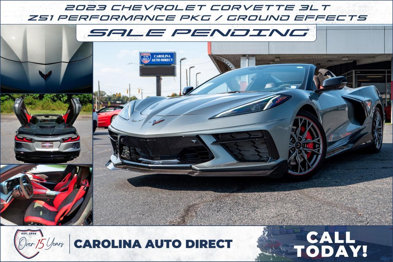 2023 Chevrolet Corvette 3LT / Z51 Performance PKG / Ground Effects PKG! 2023 Chevrolet Corvette 3LT / Z51 Performance PKG / Ground Effects PKG!