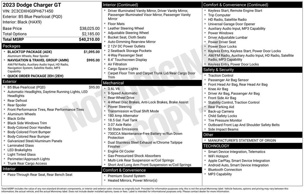 2023 Dodge Charger GT Lakeland FL