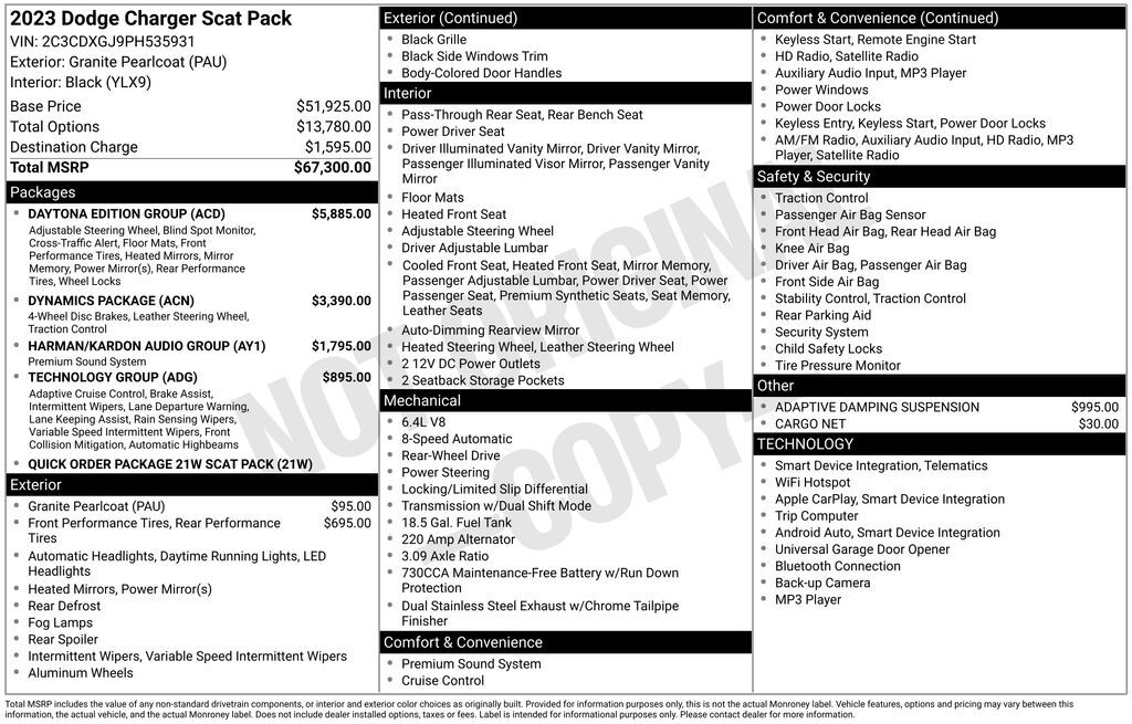 2023 Dodge Charger R/T Scat Pack Lakeland FL
