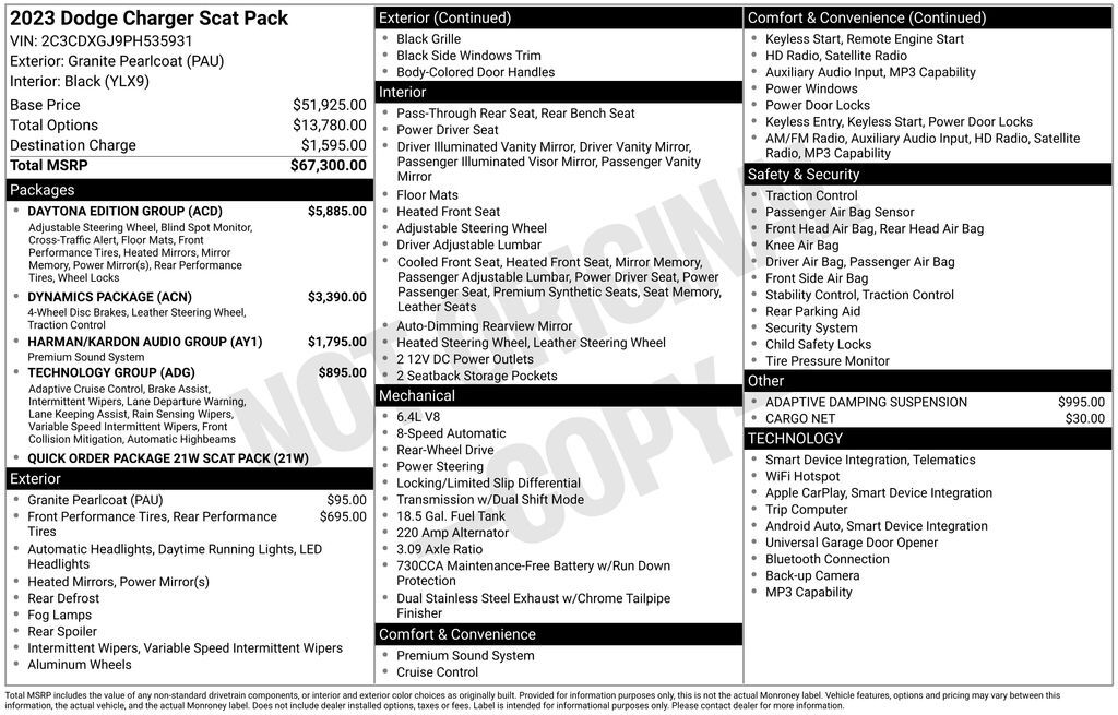 2023 Dodge Charger R/T Scat Pack Lakeland FL