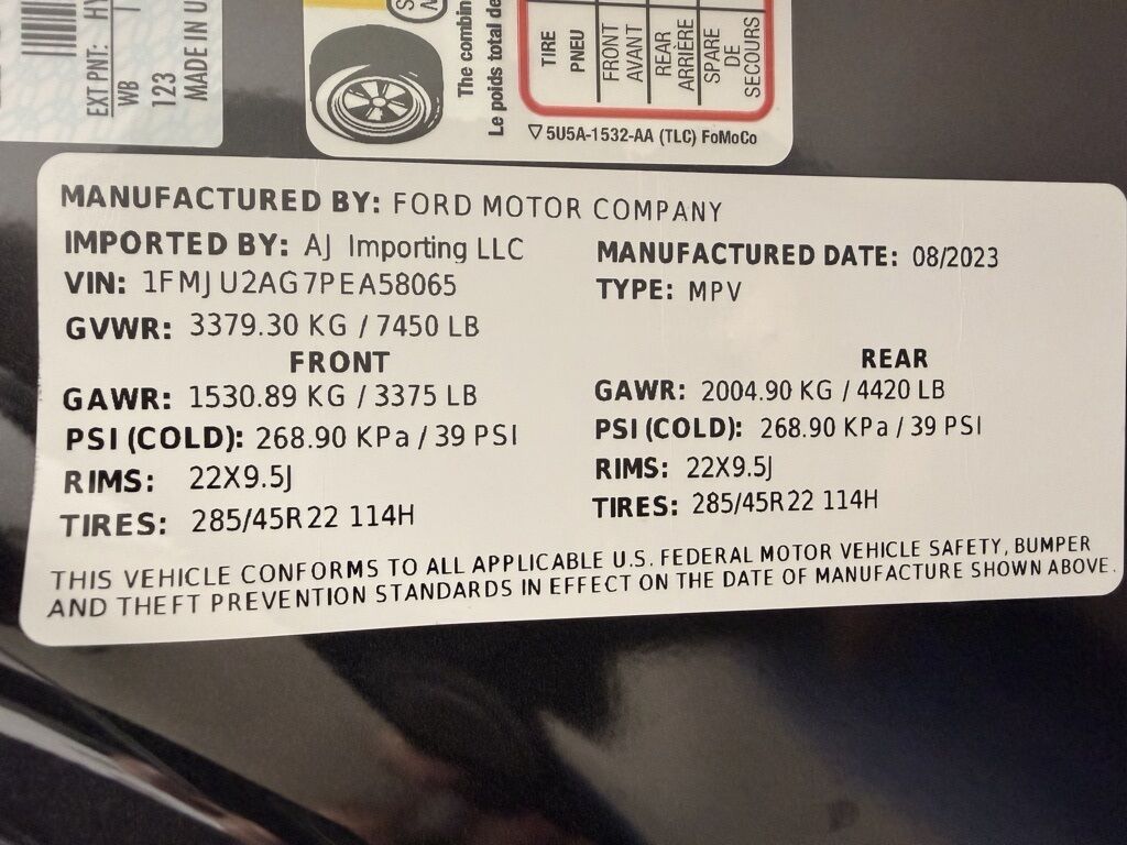 2023 Ford Expedition Limited 4WD Minocqua WI 2023 Ford Expedition Limited 4WD Minocqua WI