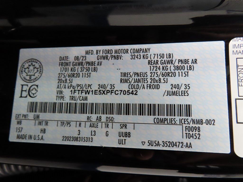 2023 Ford F-150 4x4 SuperCrew Lariat Fond du Lac WI 2023 Ford F-150 4x4 SuperCrew Lariat Fond du Lac WI