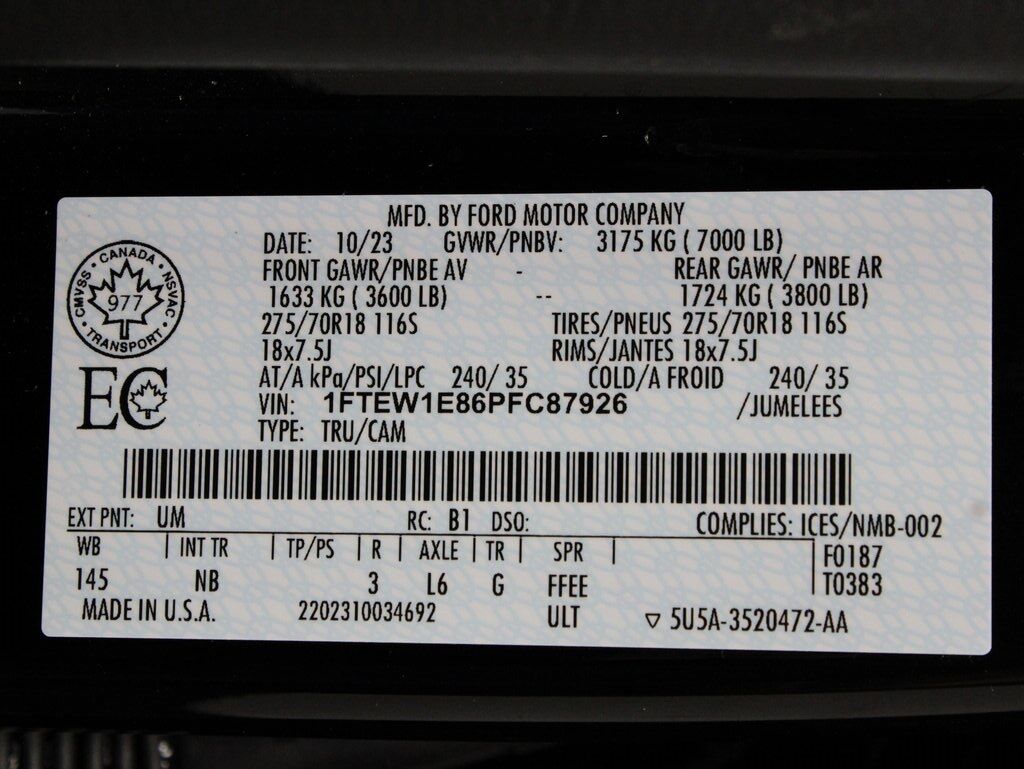 2023 Ford F-150 4x4 SuperCrew Tremor Fond du Lac WI 2023 Ford F-150 4x4 SuperCrew Tremor Fond du Lac WI