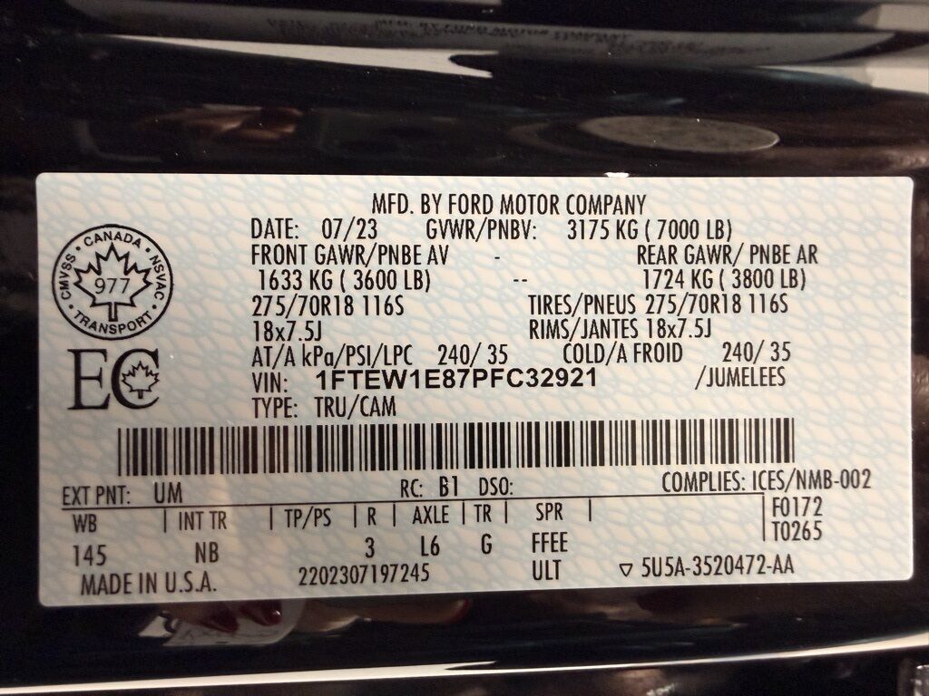 2023 Ford F-150 4x4 SuperCrew Tremor Minocqua WI 2023 Ford F-150 4x4 SuperCrew Tremor Minocqua WI