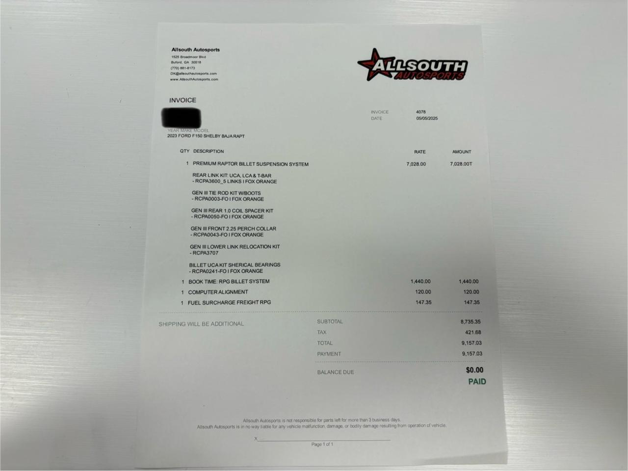 2023 Ford F-150 Shelby Raptor Marietta GA 2023 Ford F-150 Shelby Raptor Marietta GA