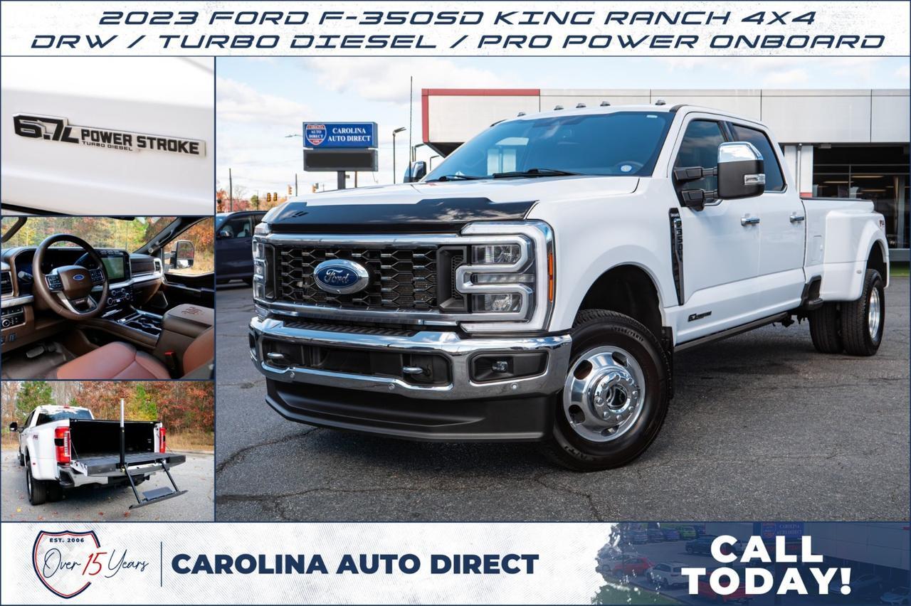 2023 Ford F-350SD King Ranch 4X4 / DRW / Pro Power Onboard / Diesel! 2023 Ford F-350SD King Ranch 4X4 / DRW / Pro Power Onboard / Diesel!
