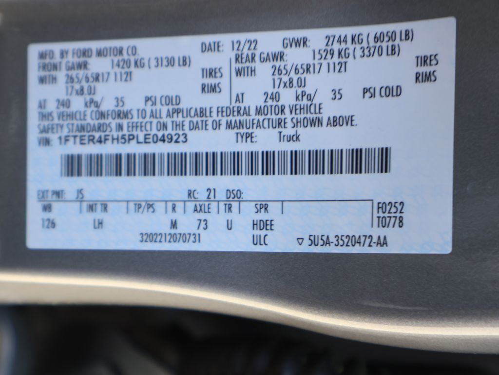 2023 Ford Ranger XLT