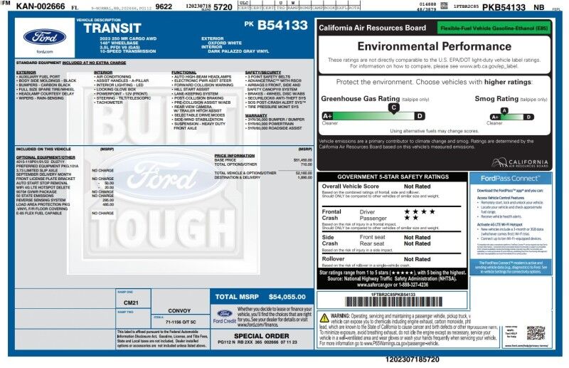 2023 Ford Transit Cargo Van - 1 OWNER - AWD Whitinsville MA 2023 Ford Transit Cargo Van - 1 OWNER - AWD Whitinsville MA
