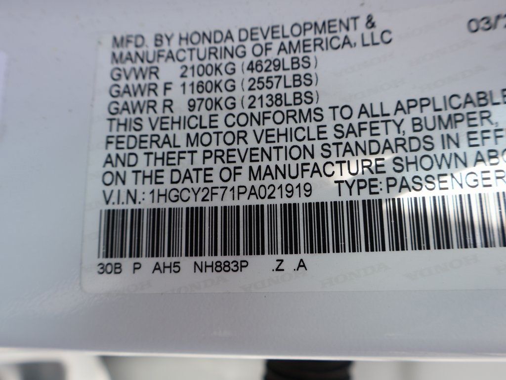 2023 Honda Accord Hybrid Sport-L