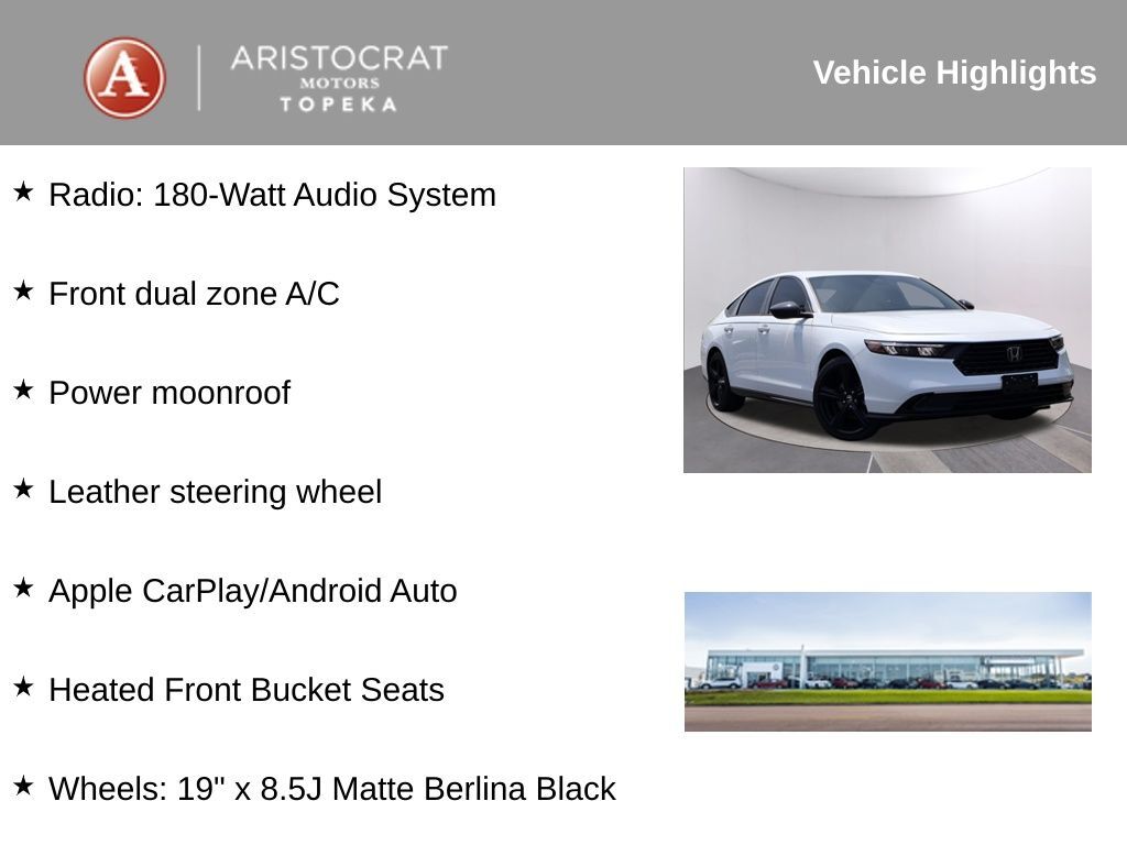 2023 Honda Accord Hybrid Sport-L