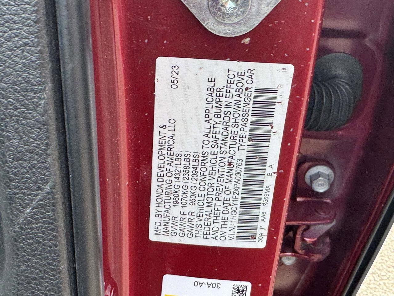 2023 Honda Accord Sedan LX Clifton Park NY