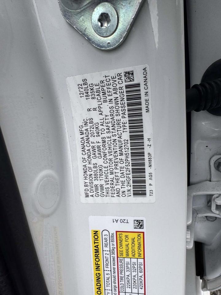 2023 Honda Civic Sedan Sport Clifton Park NY