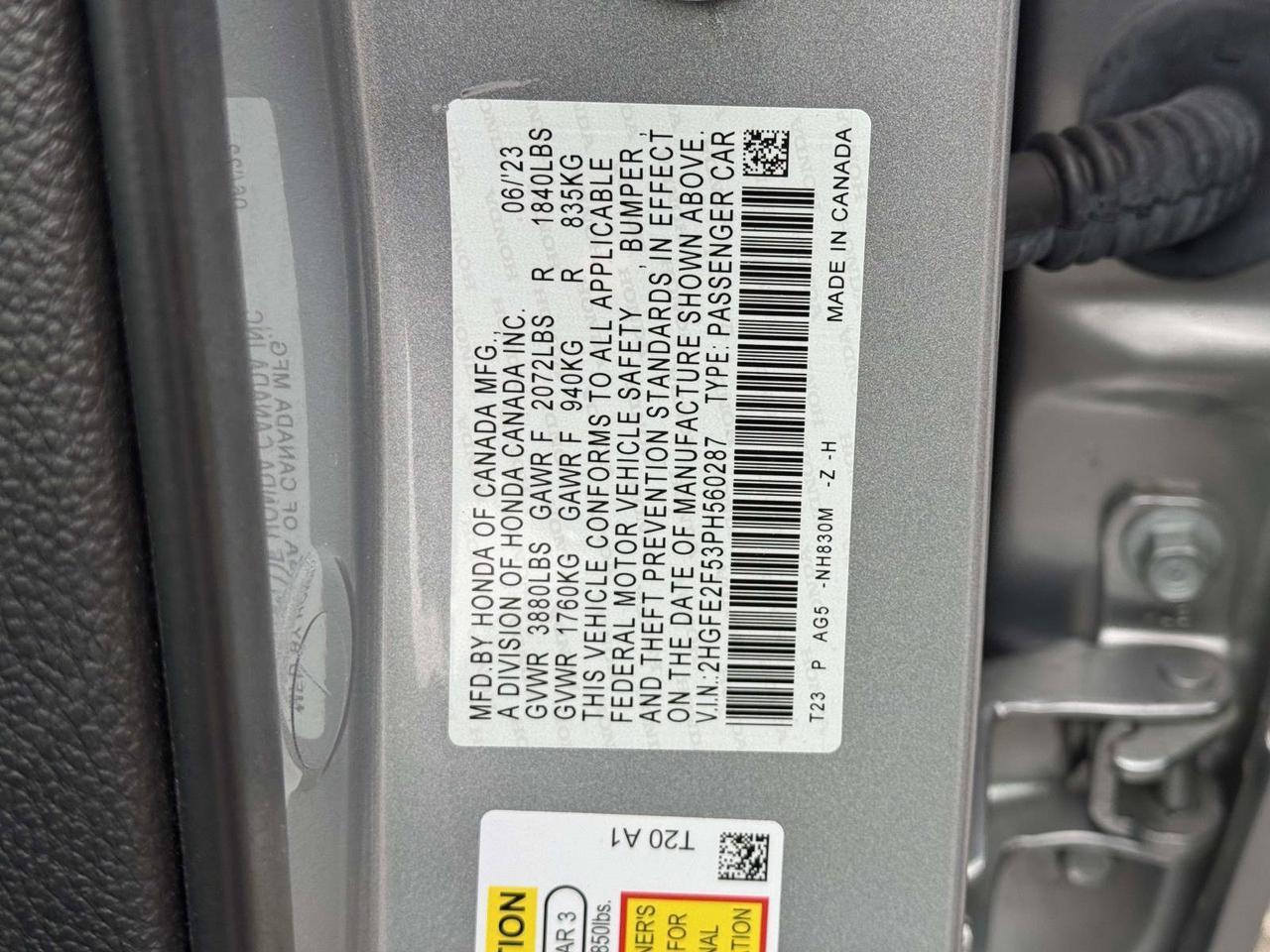 2023 Honda Civic Sedan Sport Clifton Park NY