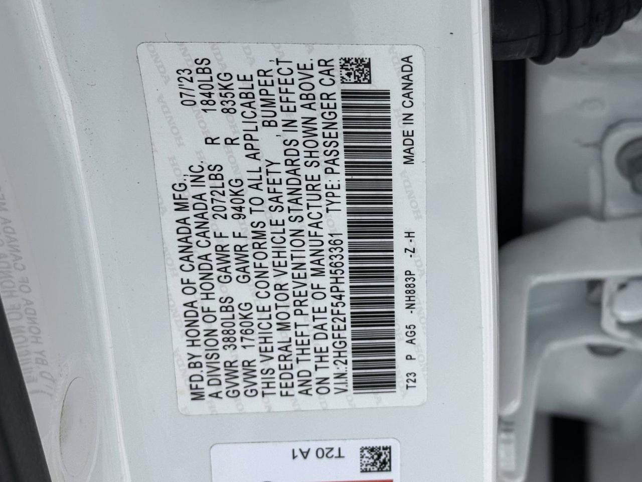 2023 Honda Civic Sedan Sport Clifton Park NY