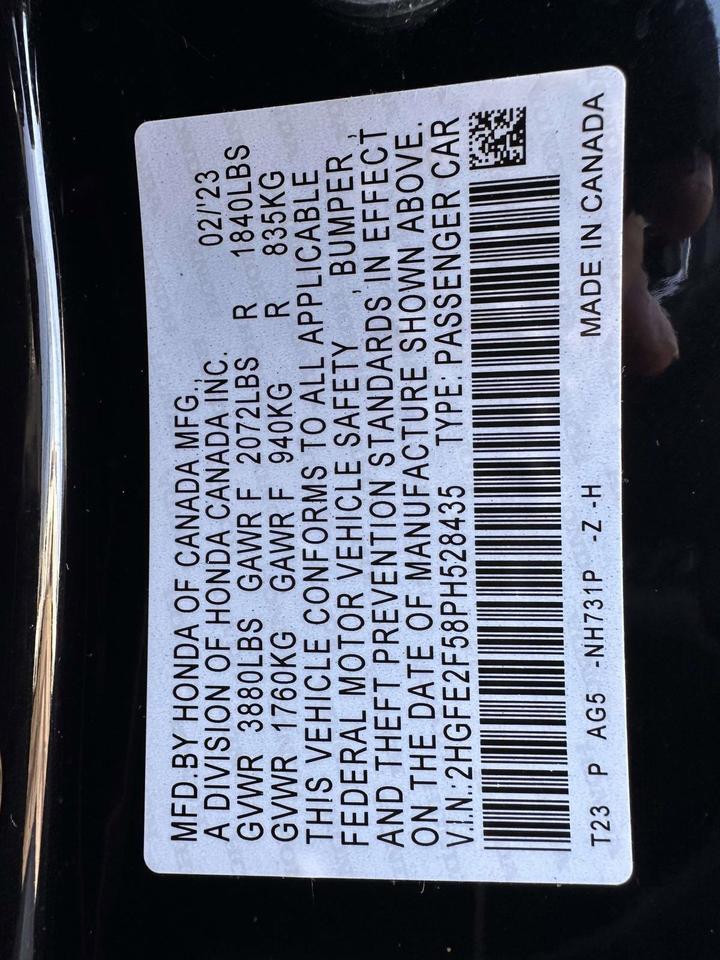 2023 Honda Civic Sedan Sport San Clemente CA