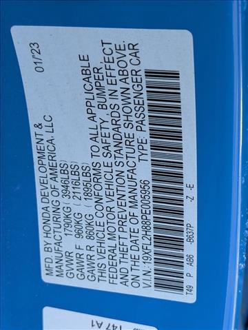 2023 Honda Civic Sport Roseville CA