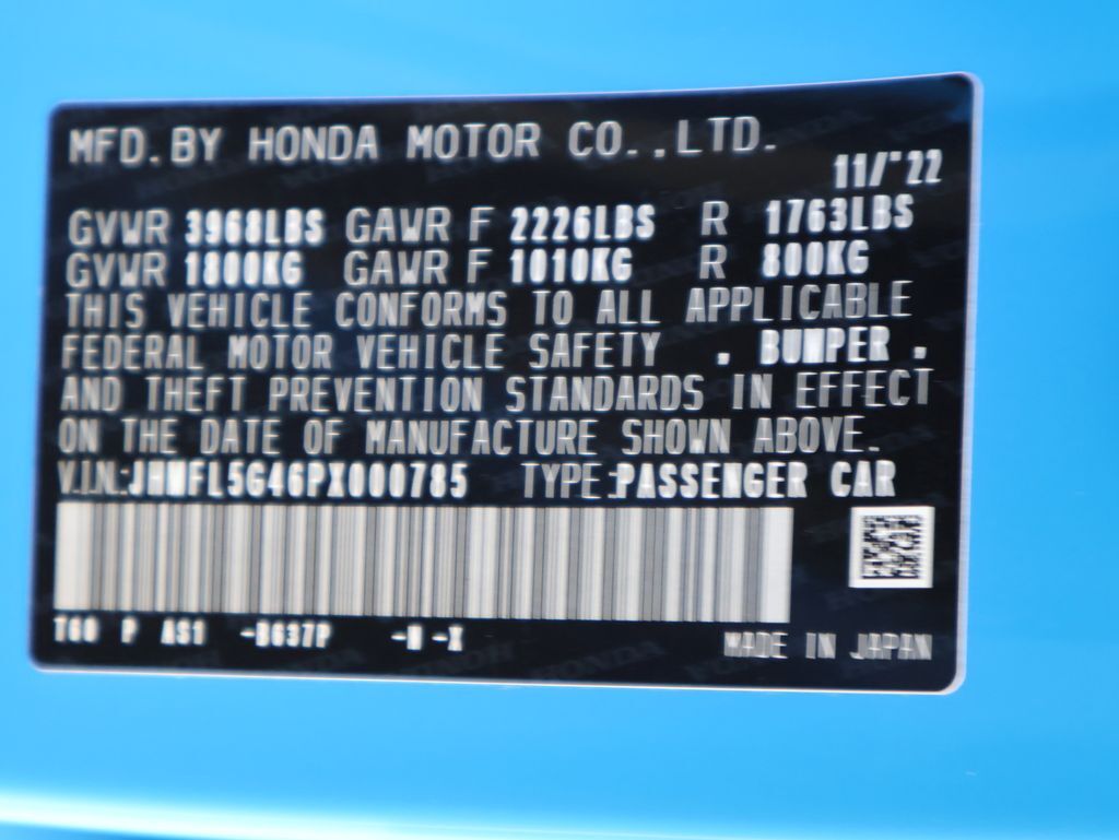 2023 Honda Civic Type R Base