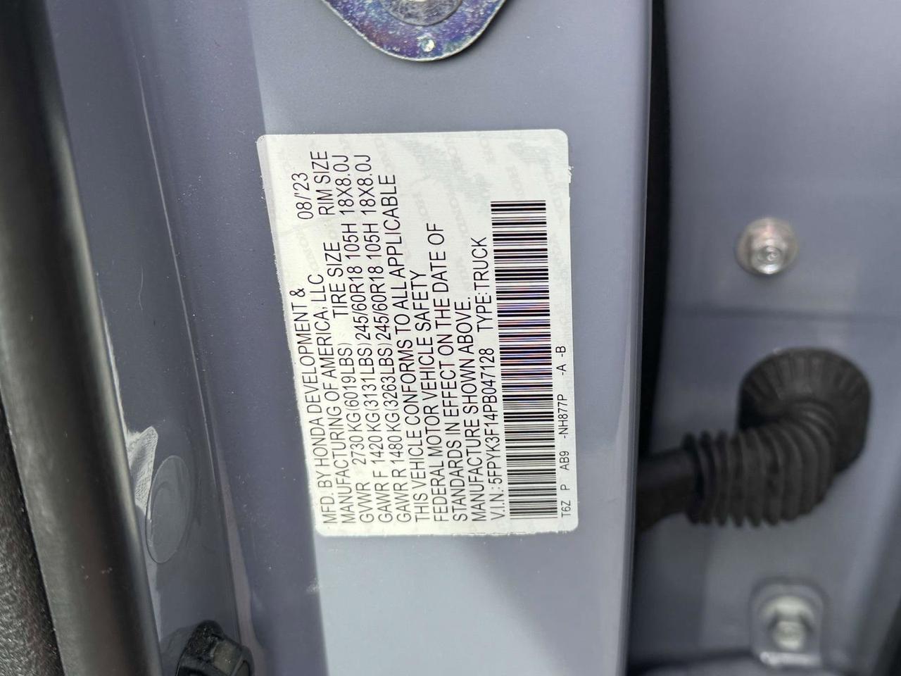 2023 Honda Ridgeline Sport Clifton Park NY