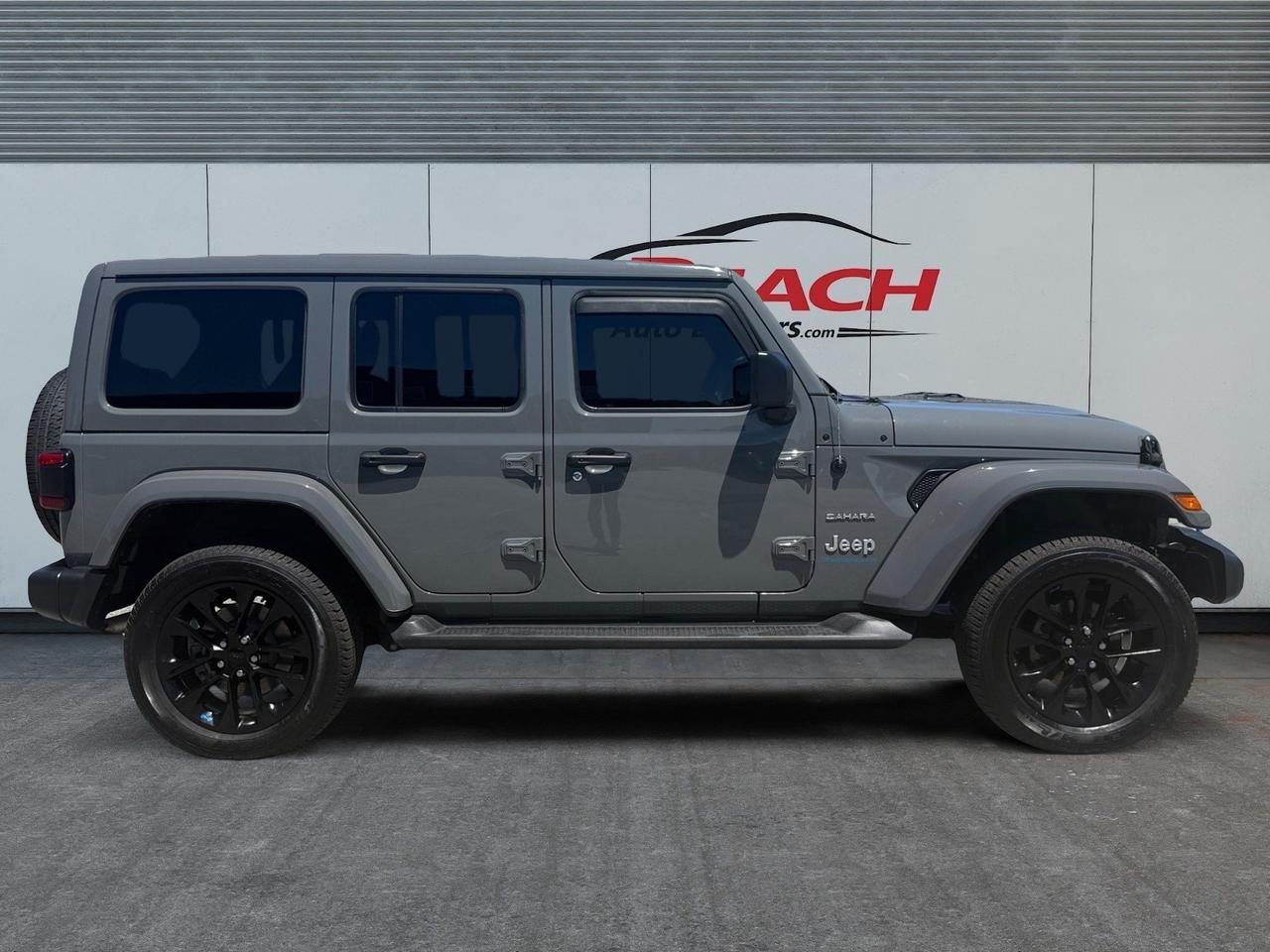 2023 Jeep Wrangler 4xe Sahara, HEATED SEATS, APPLE CARPLAY/ANDROID AUTO, WIFI, BACKUP CAMERA, HEATED STEERING WHEEL, UNIVERSAL GARAGE DOOR OPENER, TOW HOOKS, RUNNING BOARDS, TOW PACKAGE, CLEAN CARFAX, ONLY 1 OWNER, THIS JEEP IS READY FOR IT'S NEXT ADVENTURE! Norfolk VA 2023 Jeep Wrangler 4xe Sahara, HEATED SEATS, APPLE CARPLAY/ANDROID AUTO, WIFI, BACKUP CAMERA, HEATED STEERING WHEEL, UNIVERSAL GARAGE DOOR OPENER, TOW HOOKS, RUNNING BOARDS, TOW PACKAGE, CLEAN CARFAX, ONLY 1 OWNER, THIS JEEP IS READY FOR IT'S NEXT ADVENTURE! Norfolk VA