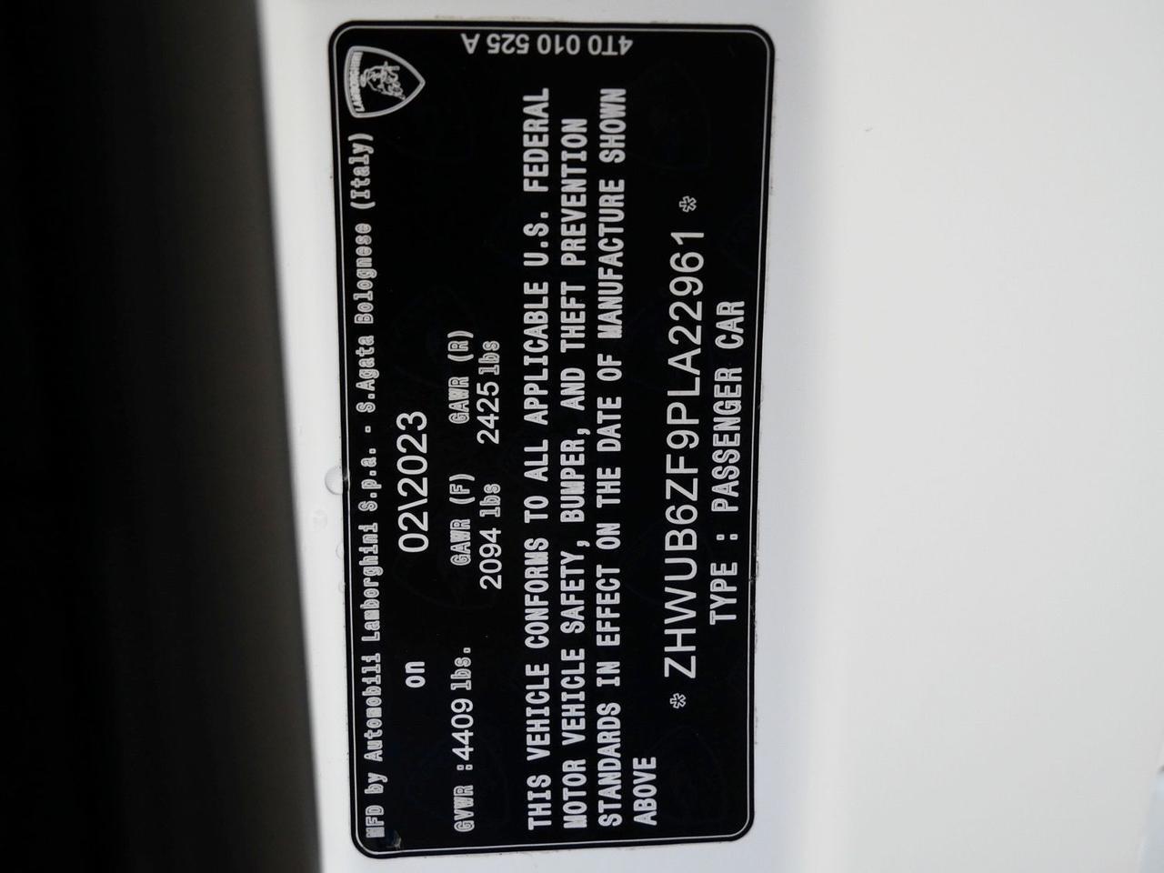 2023 Lamborghini Huracan Tecnica Base Base Lawrence KS