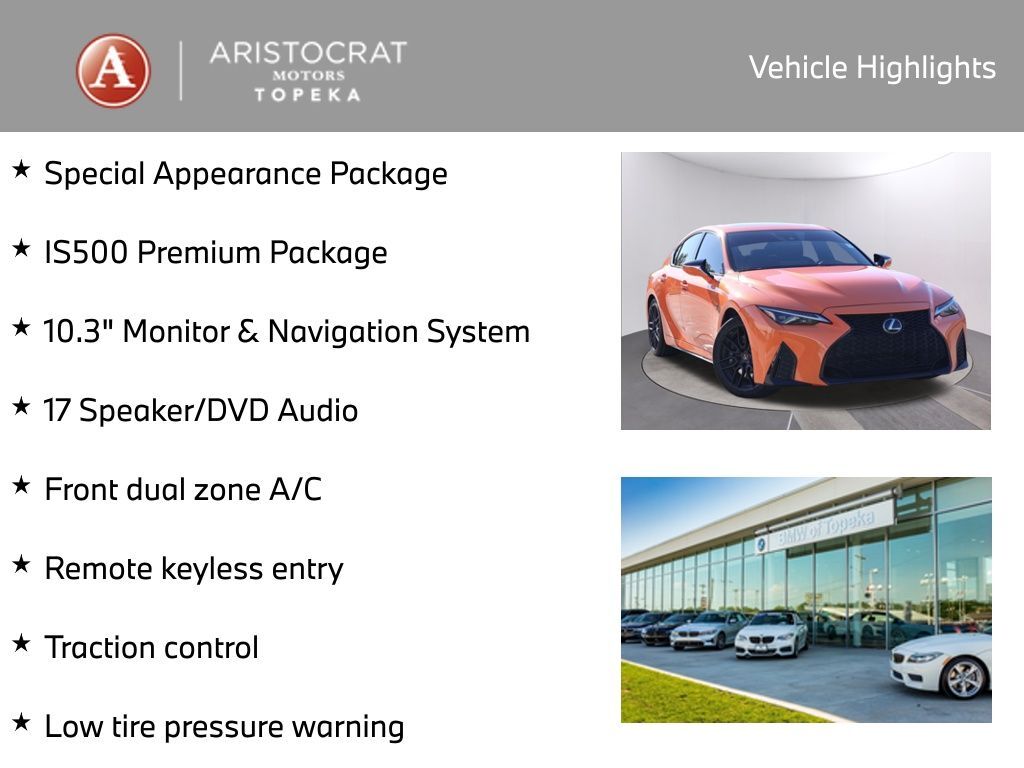 2023 Lexus IS 500 F SPORT Performance Premium San Clemente CA