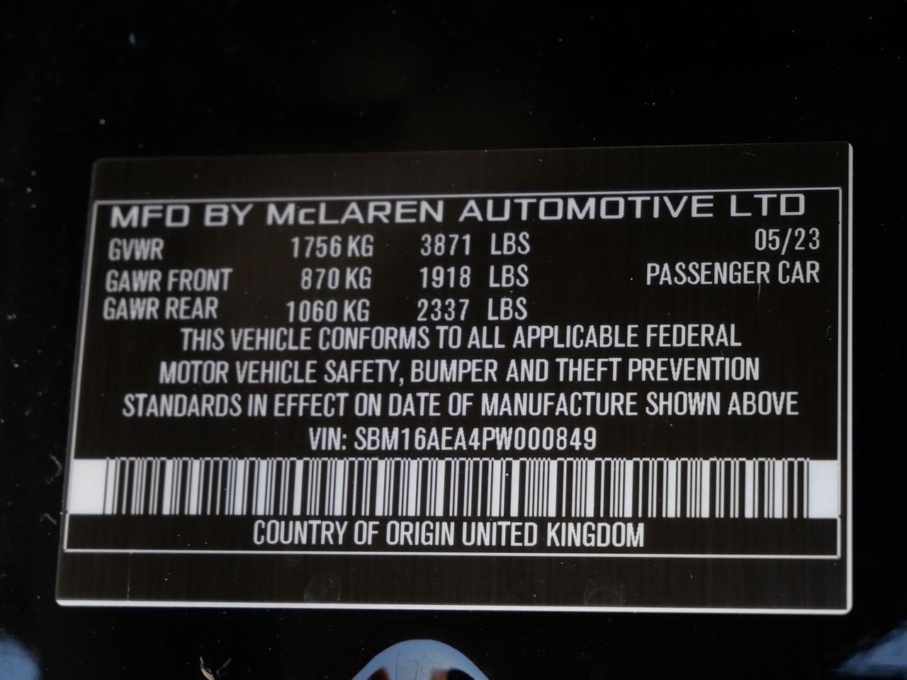 2023 McLaren Artura TechLux TechLux Lawrence KS