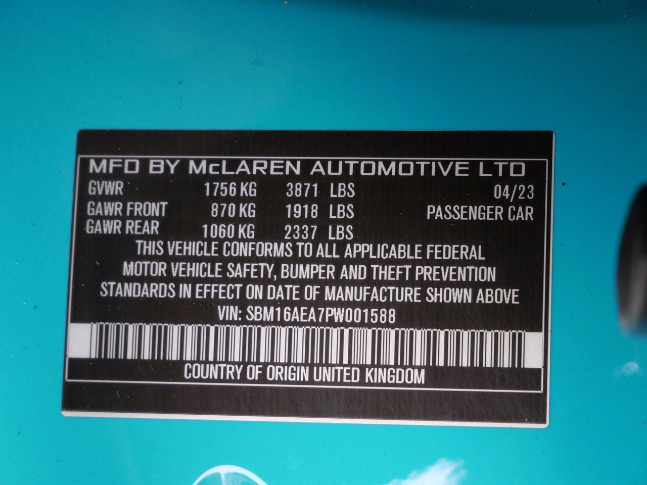 2023 McLaren Artura TechLux TechLux Lawrence KS