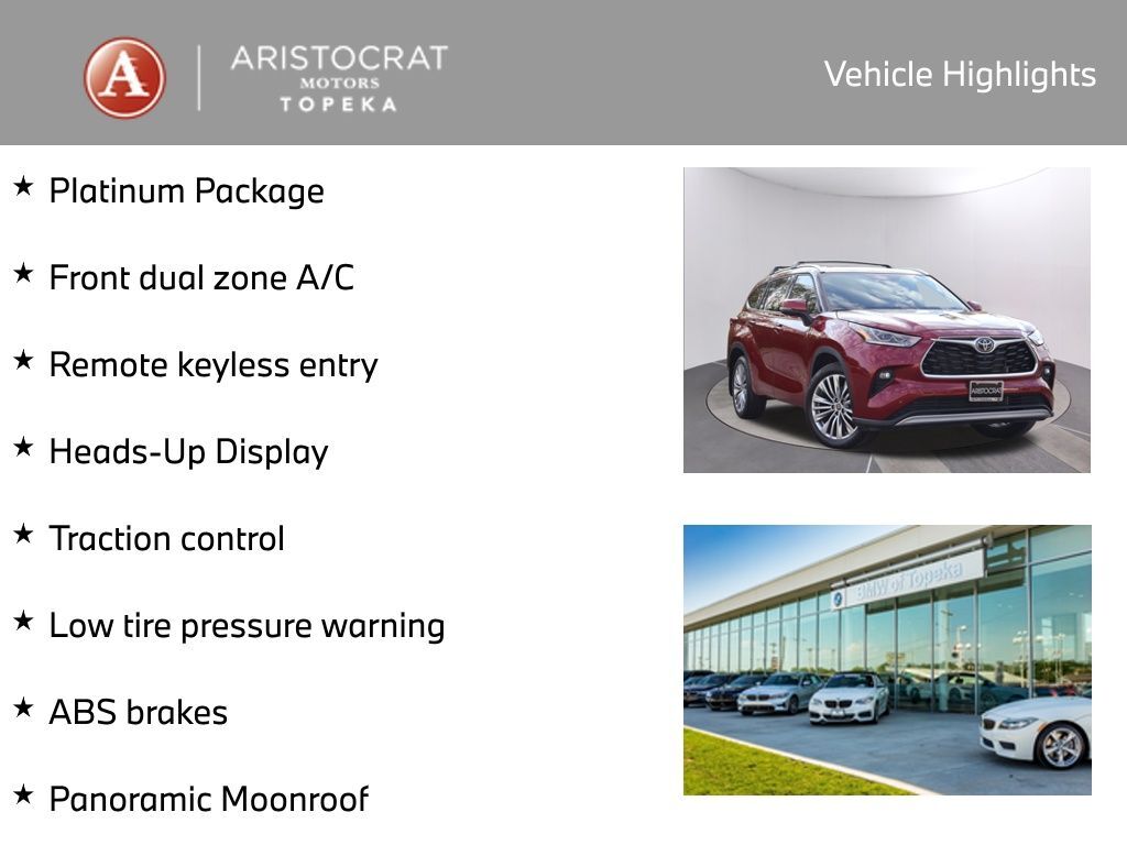 2023 Toyota Highlander Platinum