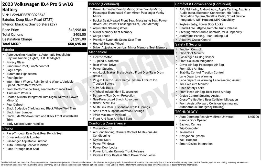 2023 Volkswagen ID.4 Pro S Lakeland FL