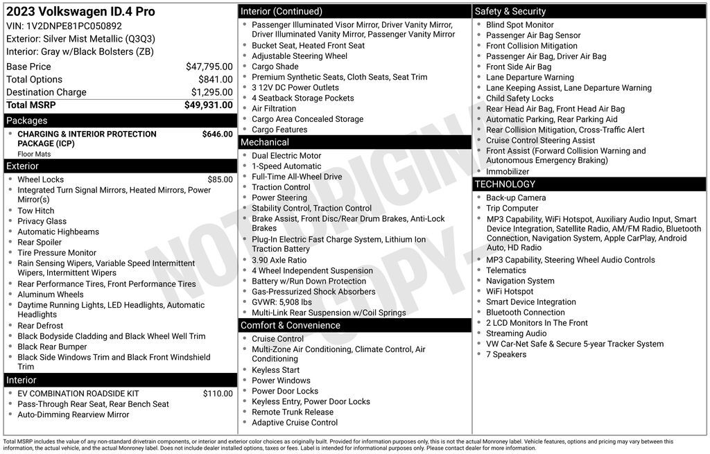 2023 Volkswagen ID.4 Pro San Clemente CA