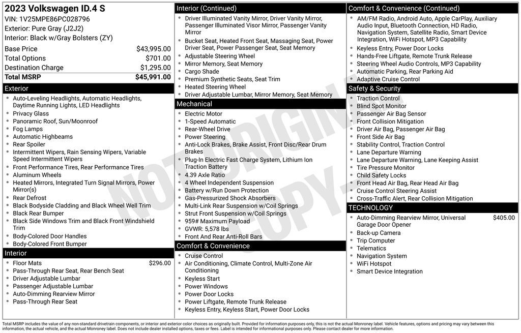 2023 Volkswagen ID.4 S Lakeland FL