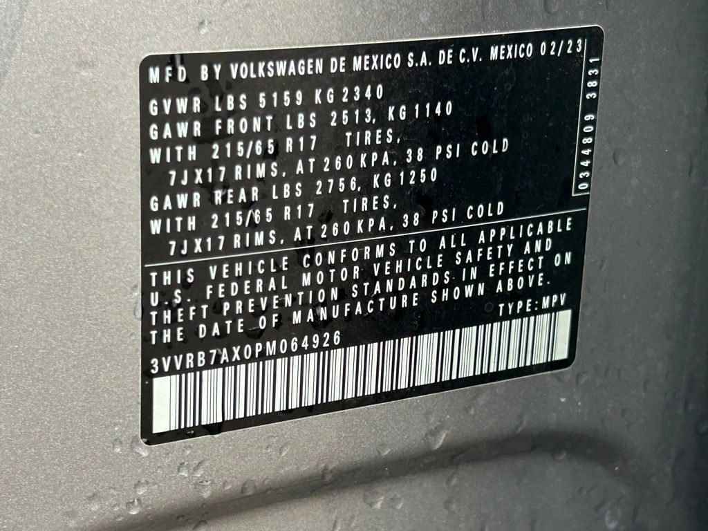 2023 Volkswagen Tiguan 2.0T S Lakeland FL