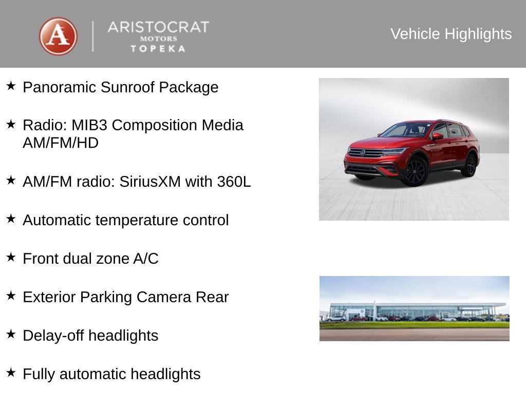 2023 Volkswagen Tiguan 2.0T SE