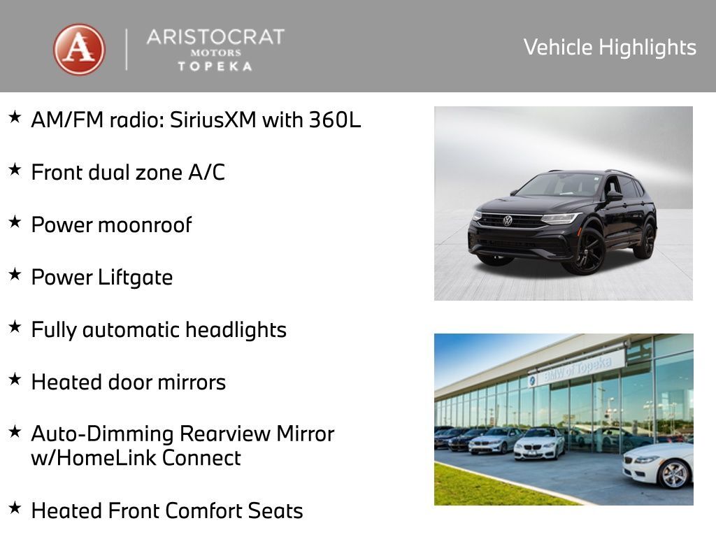 2023 Volkswagen Tiguan 2.0T SE R-Line Black